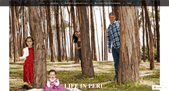 Desktop Screenshot of lifeinperu.com